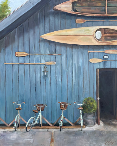 Bikes at the Boat Shed