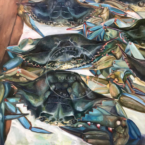 Blue Crabs Print