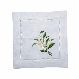 Lilly of the Valley - Embroidered Napkins